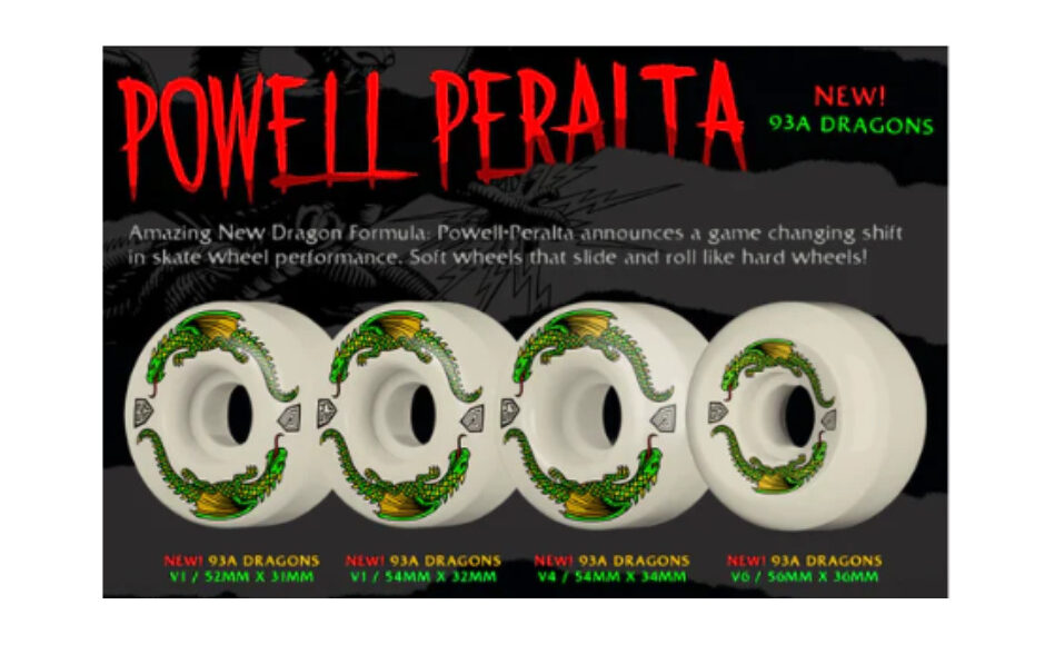 Powell Peralta's Dragon Skateboarding Wheels